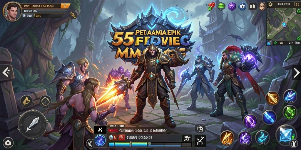 Gameplay seru 55FIVE yang penuh aksi dan kolaborasi.