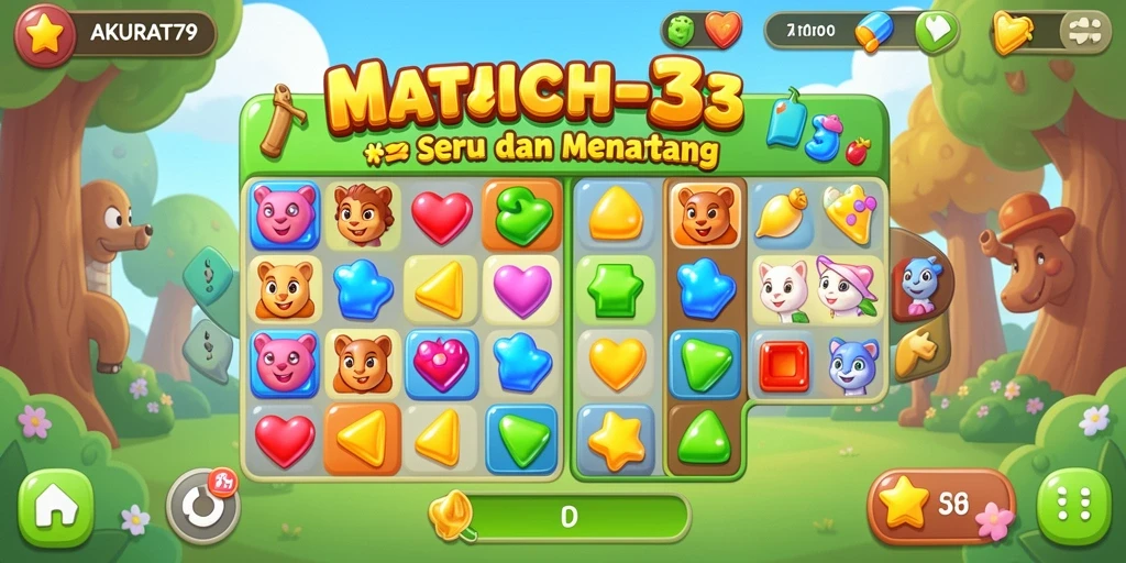 Screenshot gameplay AKURAT79 yang seru dan menantang.