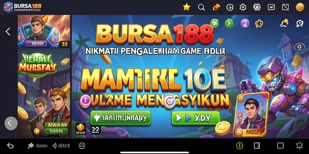 Tampilan gameplay BURSA188 yang menarik dan dinamis.