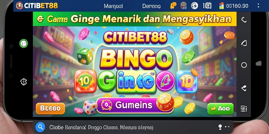 Tampilan gameplay menarik dari CITIBET88, permainan Bingo seru dan menantang.
