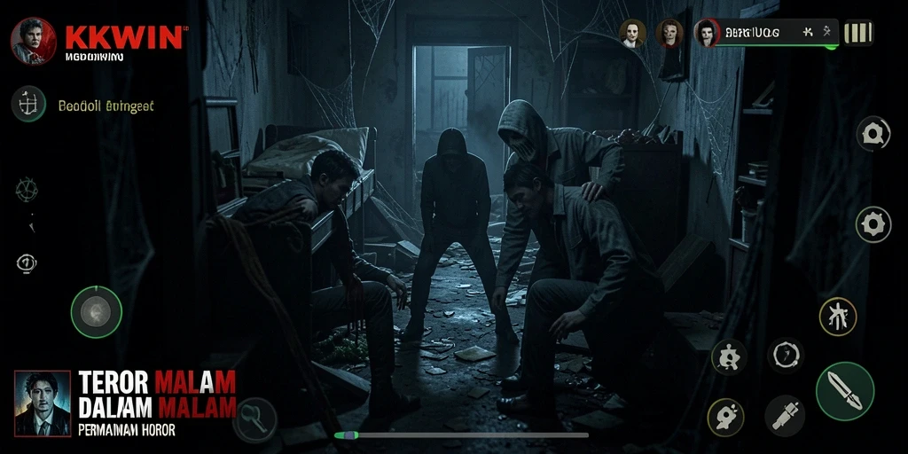 Gameplay seram KKWIN yang menegangkan dan mendebarkan.