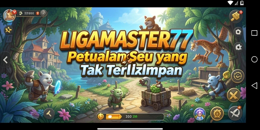Tangkapan layar menunjukkan karakter utama dalam misi petualangan yang mendebarkan.