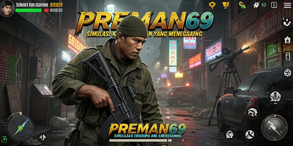 Tampilan gameplay PREMAN69 yang menarik dan penuh aksi.