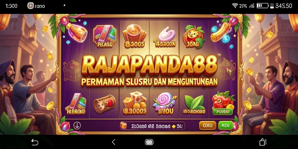 Gameplay seru dari RAJAPANDA88 dengan berbagai tema Slot.