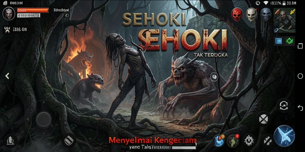 Pengalaman gameplay SEHOKI yang menyeramkan dan menegangkan.