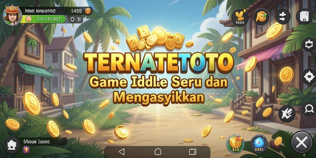 Screenshot TERNATETOTO menunjukkan karakter dalam aksi Idle yang mengasyikkan.
