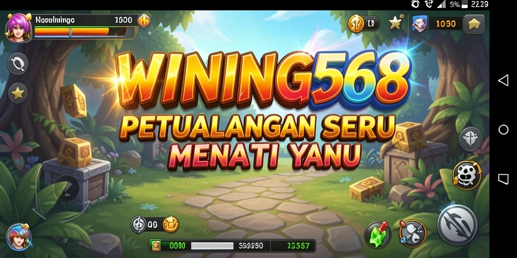 Screenshot gameplay WINNING568 menampilkan petualangan penuh aksi dan eksplorasi.